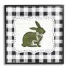Stupell Industries Festive Easter Bunny Ribbon Spring Plaid Pattern, Design by Jennifer Pugh view 1
