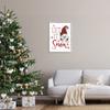 Stupell Industries Let It Snow Winter Sentiment Red Snowflakes Gnome,Design by Lux + Me Designs view 2