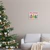 Stupell Industries Feliz Navidad Whimsical Patterned Christmas Trees Ornaments,Design by Deborah Curiel view 2