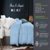 9.8 NEWTON Baffle Box Box Pleated Twin/Twin XL Comforter Duvet Insert Light Blue-Soft Plush Fiber Fill,1000-TC Insert 100% Microfiber Cotton Down Alternative Comforter Soft (68 x 90 Inches) view 4