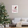 Stupell Industries Let It Snow Winter Sentiment Red Snowflakes Gnome,Design by Lux + Me Designs view 3