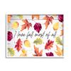 Stupell Industries Love Fall Most Of All Autumn Leaves Scattered, Design by Lanie Loreth view 1