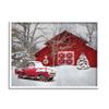 Stupell Industries Red Barn & Truck Powdery Snow Rural Scenery, Design by Lori Deiter view 1