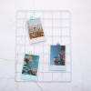 PATIKIL 16"x12" Wire Grid Panel, 2 Pack Wall Grid Decorative Panels Board Photo Pictures Display Decor Hanging Organizer for Home Office, White view 4