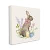 Stupell Industries Easter Bunny Rabbit Bow Spring Flowers & Eggs, Design by Victoria Barnes view 2