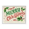 Stupell Industries Jovial Merry Christmas Text Holly Berry Botanicals, Design by Sharon Lee view 1