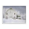 Stupell Industries White Winter Snowfield Barn Cozy Christmas Scenery, Design by Lori Deiter view 1