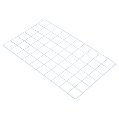 PATIKIL 20"x12" Wire Grid Panel, 1 Pack Wall Grid Decorative Panels Board Photo Pictures Display Decor Hanging Organizer for Home Office, White