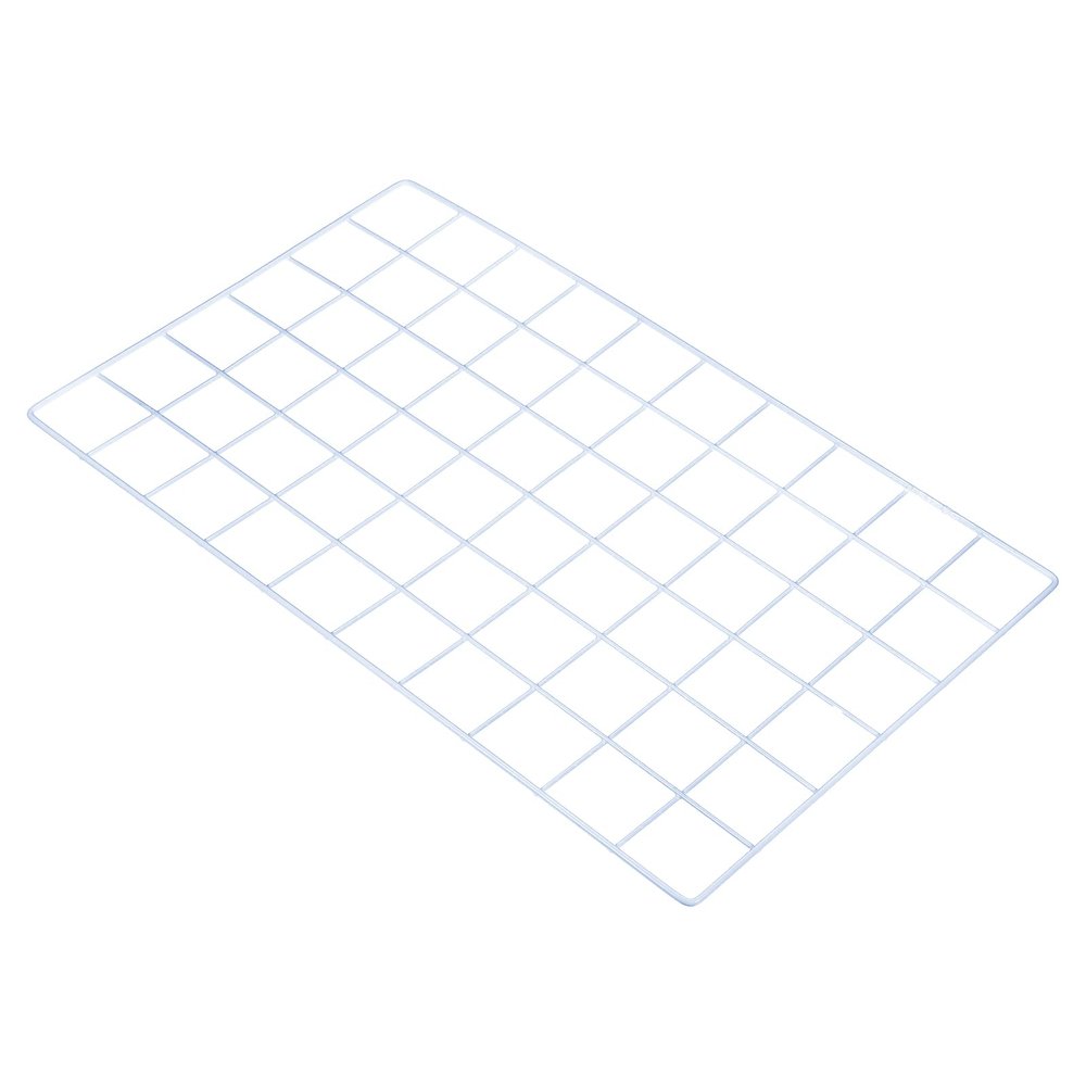PATIKIL 20"x12" Wire Grid Panel, 1 Pack Wall Grid Decorative Panels Board Photo Pictures Display Decor Hanging Organizer for Home Office, White