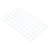 PATIKIL 20"x12" Wire Grid Panel, 1 Pack Wall Grid Decorative Panels Board Photo Pictures Display Decor Hanging Organizer for Home Office, White view 1
