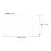 PATIKIL 20"x12" Wire Grid Panel, 1 Pack Wall Grid Decorative Panels Board Photo Pictures Display Decor Hanging Organizer for Home Office, White view 2