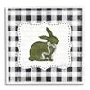 Stupell Industries Festive Easter Bunny Ribbon Spring Plaid Pattern, Design by Jennifer Pugh view 1