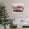 Stupell Industries Tree Farm Red Truck Wintery Snow Flurries, Design by Lori Deiter view 3