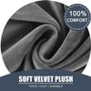 XVBVS Velvet Recliner Sofa Cover Split Reclining Couch Cover Stretch Recliner Sofa Slipcovers Anti-Slip Furniture Covers with Elastic Bottom for Living Room (Color : Gray, Size : 2 Seater 6-Piece) view 4