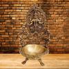 Mohan Jodero Laxmi Diya/Lakshmi Akhand Deepak with Antique Home Decorative for Temple & Festival view 2