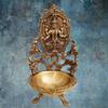 Mohan Jodero Laxmi Diya/Lakshmi Akhand Deepak with Antique Home Decorative for Temple & Festival view 4