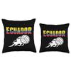 Ecuador Volleyball Fans Jersey Ecuadorean Flag Sport Lovers Throw Pillow view 3