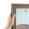 ArtToFrames 19x35 Inch Silver Picture Frame, This 1.63 Inch Custom Poster Frame is Ornate Silver with Bead - Comes with Economy Acrylic and Corrugated Backing (2WOMOM79167-19x35) view 1