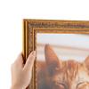 ArtToFrames 5x24 Inch Gold Picture Frame, This 1.63 Inch Custom Poster Frame is Gold with Green Tones - Comes with Economy Acrylic and Corrugated Backing (2WOMOM79000-5x24) view 1