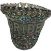 Western F.a.s.h.i.o.n Blinged Out Bachelorette Party Bride Hat with Stones and Sequins view 4