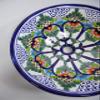 16" ROUND TALAVERA SINK ceramic bathroom vessel sink, mexican handmade folk art view 3
