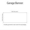 8ft Personalized Shark Birthday Party Giant Banner - Jawsome view 2