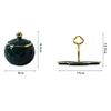 Green Storage Box Ceramics Spice Jar Household Kitchen Set Condiment Bottles Oil Salt Spice Jar Kitchen Spice Tools view 2