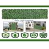 Artificial Hedge Fence Screen Privacy Screen Artificial Panels Leaves Artificial Fake Leaves Hedge Wall Panels Vine Privacy Screen Expandable Faux Privacy Fence W618(1x5m/3.28x16.40ft) view 3