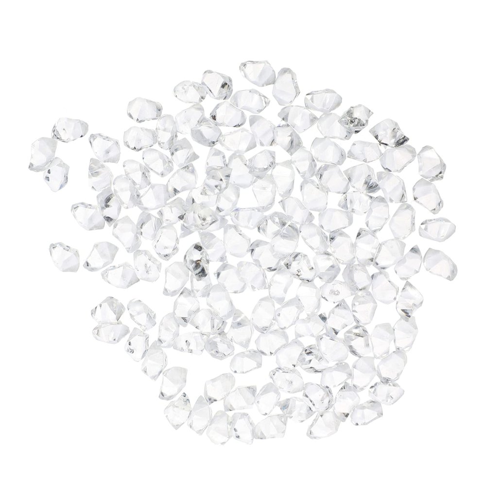 DECHOUS 1000pcs Fake Ice Cubes Acrylic Decorative Sticks Irregular Shape for Photography Props