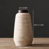 BNNP Vases for Centerpieces Vase Retro Flower Pot Decoration Living Room Dining Table TV Cabinet Nostalgic Vase Ceramic Vase Arrangement Decorative Ornament (Size : C) view 2