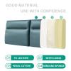 Leather Headboard Cushion Bedside Back Cushions,Large Reading Pillow Removable Washable Cover for Tatami Dorm Bed Bench Bedroom Upholstered Headboard,B,No headboard 78.7"/200cm view 2
