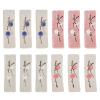 Alipis Japanese Style Chopstick and Spoon Rest Set - 12 Pack Ceramic Chopstick Holder for Dining Table Kitchen Utensil Organizer view 1