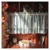 rUrEu Cotton Lace Tassel Kitchen Curtain Valance,Rod Pocket Cafe Curtain Short Curtain, Country Farmhouse Home Decor/W135Cm*H50Cm/W53Inch*H20Inch view 1