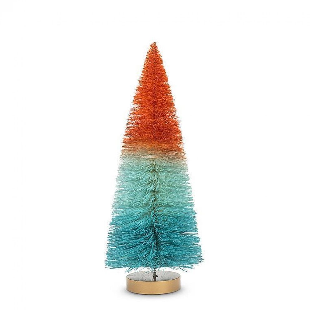 Abbott Collection 27 LG-BLU Ombre Brush Tree, Blue,Orange