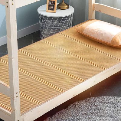AYHOME Summer mat Sleeping mat, Bamboo mat is Necessary for Sleeping in Summer, Suitable for Single Bed Student Dormitory (Without Pillowcase), 60 * 180CM