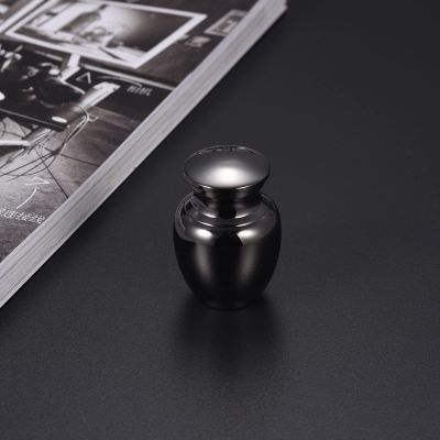 SHEIL Stainless Steel Cremation Jewelry for Ashes Blank Urn Jar Keepsake Can Custom Engrave Memorial Human/Pet Ashes