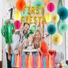 First Fiesta Birthday Decorations/Mexican 1st Birthday Party Decorations Gold First Fiesta Balloons for Mexican Taco Bout Uno Cinco De Mayo Party Decor view 2