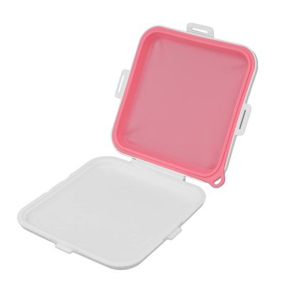 TOPINCN Sandwich Container, Reusable Storage Box with Locking Clips, Stackable, for Kids and Adults, Red