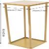 YIYIBYUS 2Pcs Gold Wedding Flower Stand,Metal Floor Stand Iron Flower Stand Column Cube Wedding Decorations Rack Gold view 4