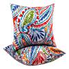 JMGBird Outdoor Throw Pillows Set of 2 - Durable Patio Pillows with Inserts, 18x18 Inch Square Decorative Pillows for Patio Furniture view 1