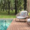 JMGBird Outdoor Throw Pillows Set of 2 - Durable Patio Pillows with Inserts, 18x18 Inch Square Decorative Pillows for Patio Furniture view 2