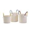 Two's Company Set of 3 Rainbow Handle Hand-Crafted Rope Baskets view 2