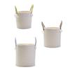 Two's Company Set of 3 Rainbow Handle Hand-Crafted Rope Baskets view 3