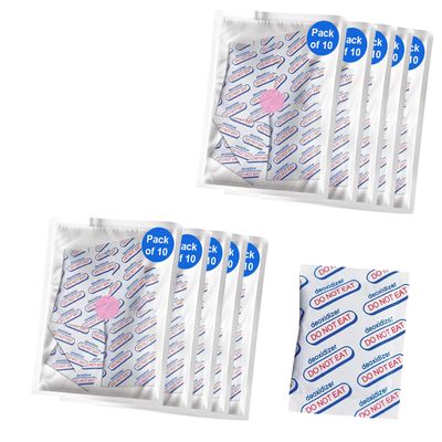 100cc (10 Pack of 10 Packets, Total 100 Packets) Oxygen Absorbers for Food Storage, Food Grade Oxygen Absorbers Packets with Oxygen Indicator for Long Term Storage and Preservation (100CC(100-Pack))