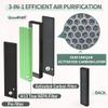 [Upgraded] FLT5000 Filter C Replacement Compatible with Guardian FLT5000 Filter Replace AC5000E AC5250PT AC5300B AC5350B AC5350W CDAP5500BCA and More, 4X H13 HEPA with Carb0n+4X Pre-Filters view 4