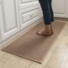 GAMUKAI Kitchen Rugs and Mats Set of 2 Non-Skid Natural Rubber Kitchen Mats for Floor Runner Rugs for Kitchen Floor Front of Sink, Hallway, Laundry Room (Beige, 17 x 30''+17 x 47'') view 1