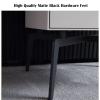 Bedroom Nightstands Bedroom Bedside Wood Single Drawer Tall End Table with Metal Legs Large Capacity Storage Cabinet Modern Style Furniture for Bedroom Living Room 19" H Beside Table for Living Room view 4