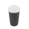 Restaurantware LIDS ONLY: Restpresso Lids For 8 12 16 and 20-OZ Paper Coffee Cups 25 Detachable Plug Disposable Paper Cup Lids - Spout Clear Plastic Hot Cup Lids Cups Sold Separately view 2