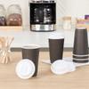 Restaurantware LIDS ONLY: Restpresso Lids For 8 12 16 and 20-OZ Paper Coffee Cups 25 Detachable Plug Disposable Paper Cup Lids - Spout White Plastic Hot Cup Lids Cups Sold Separately view 3