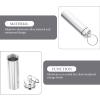 Homoyoyo 3pcs Aluminum Toothpick Holders Portable Cotton Swab Containers Keychain for Outdoor Travel and Daily Use view 3
